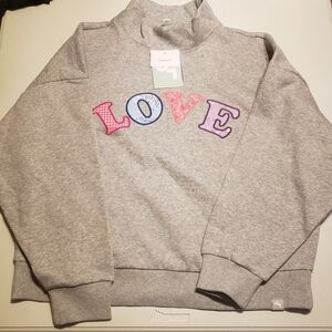 JoyLab Gray Love Sweatshirt